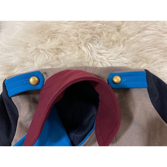 Marc by Marc Jacobs Nicoletta Color Block Pea Coat - Picture 9 of 10